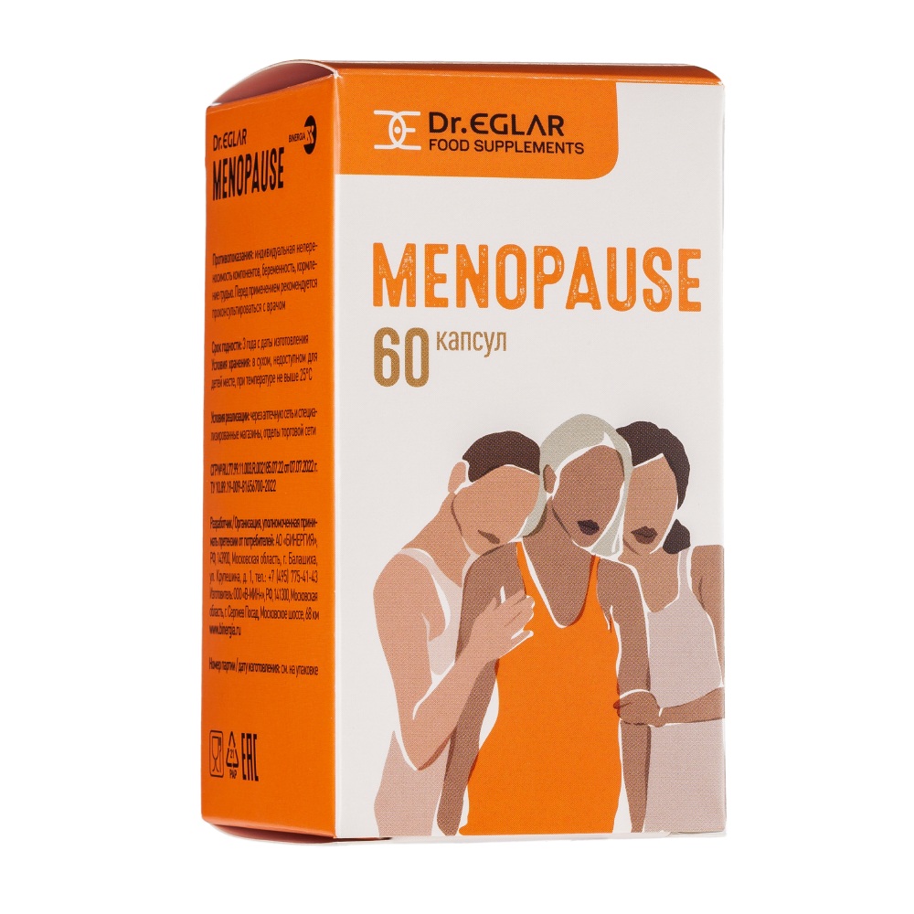Dr.EGLAR MENOPAUSE (ДОКТОР ЭГЛАР МЕНОПАУЗА) капсулы 30-60 шт